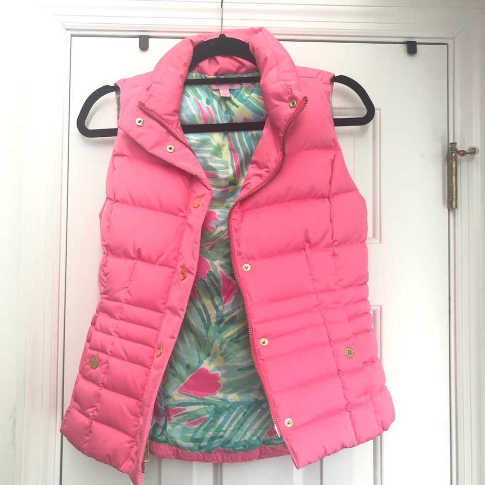 Lilly Pulitzer puffy Vest XS
